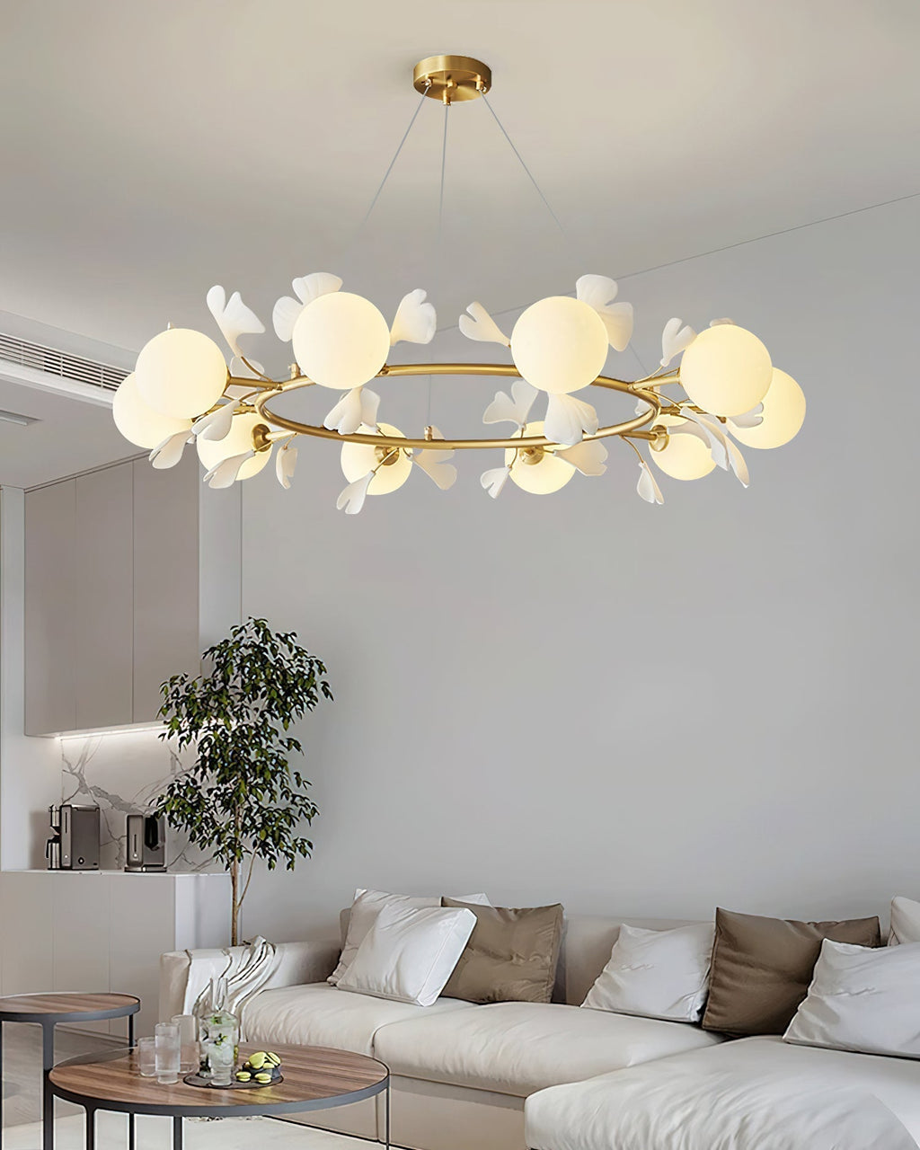 Lustre Globe Fidova à 8 Lumières - Neutralighting