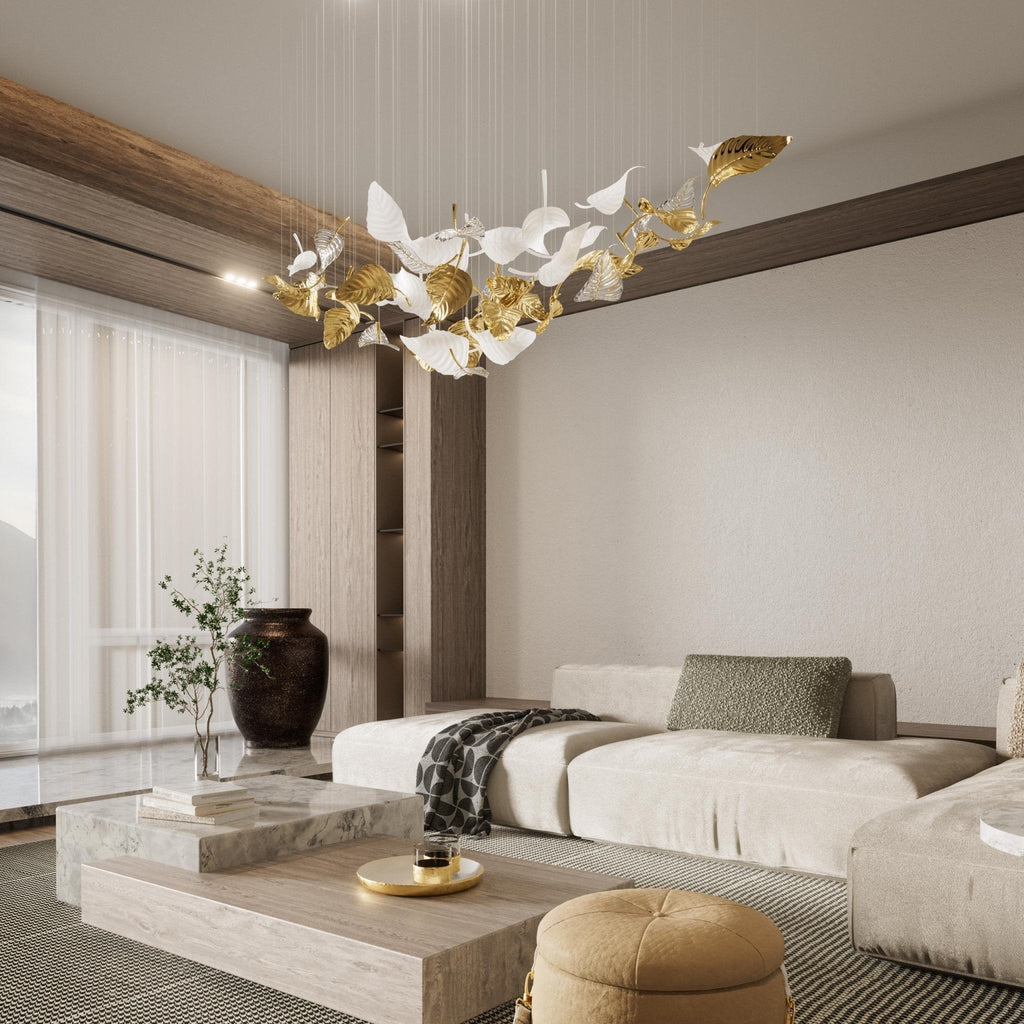 Ornorel Luxueux Verre Pendentif Lumière - Neutralighting