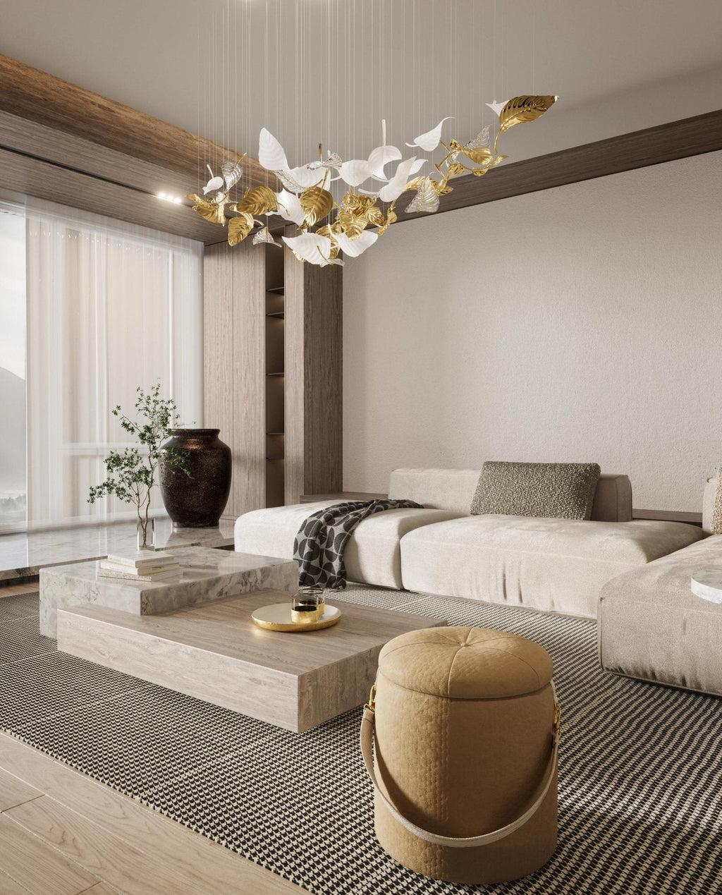 Ornorel Luxueux Verre Pendentif Lumière - Neutralighting