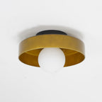 Solara Plafonnier Orange Anneau Ludique Sculptural - Neutralighting