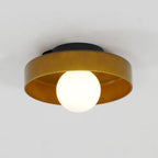 Solara Plafonnier Orange Anneau Ludique Sculptural - Neutralighting