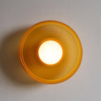 Solara Plafonnier Orange Anneau Ludique Sculptural - Neutralighting