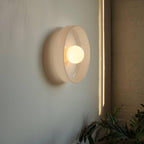 Solara Plafonnier Orange Anneau Ludique Sculptural - Neutralighting