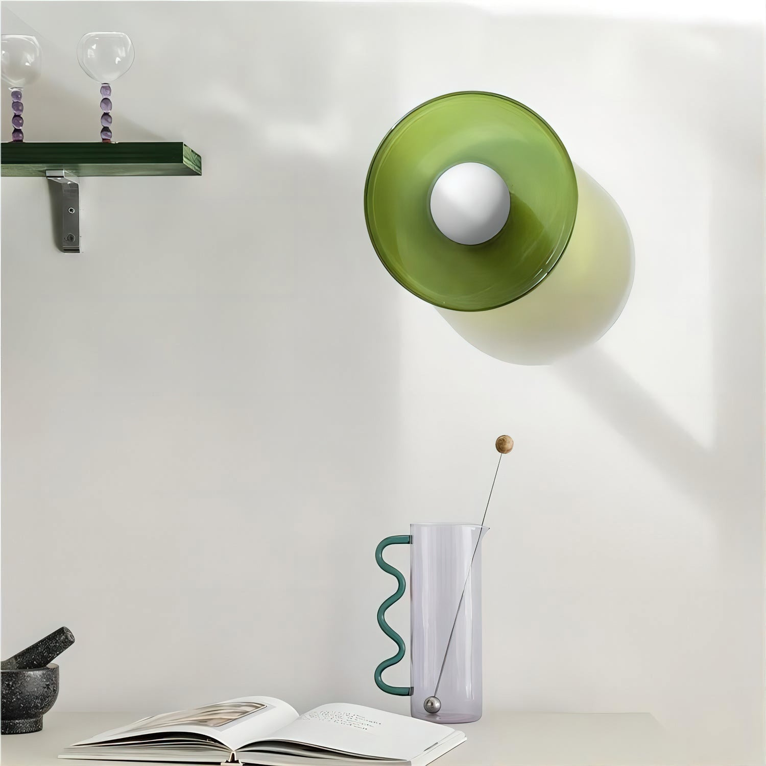 Solara Plafonnier Orange Anneau Ludique Sculptural - Neutralighting