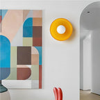 Solara Plafonnier Orange Anneau Ludique Sculptural - Neutralighting
