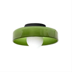 Solara Plafonnier Orange Anneau Ludique Sculptural - Neutralighting