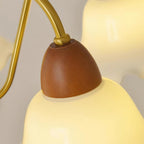 Gino Lustre Fleur Verre Courbé - Neutralighting