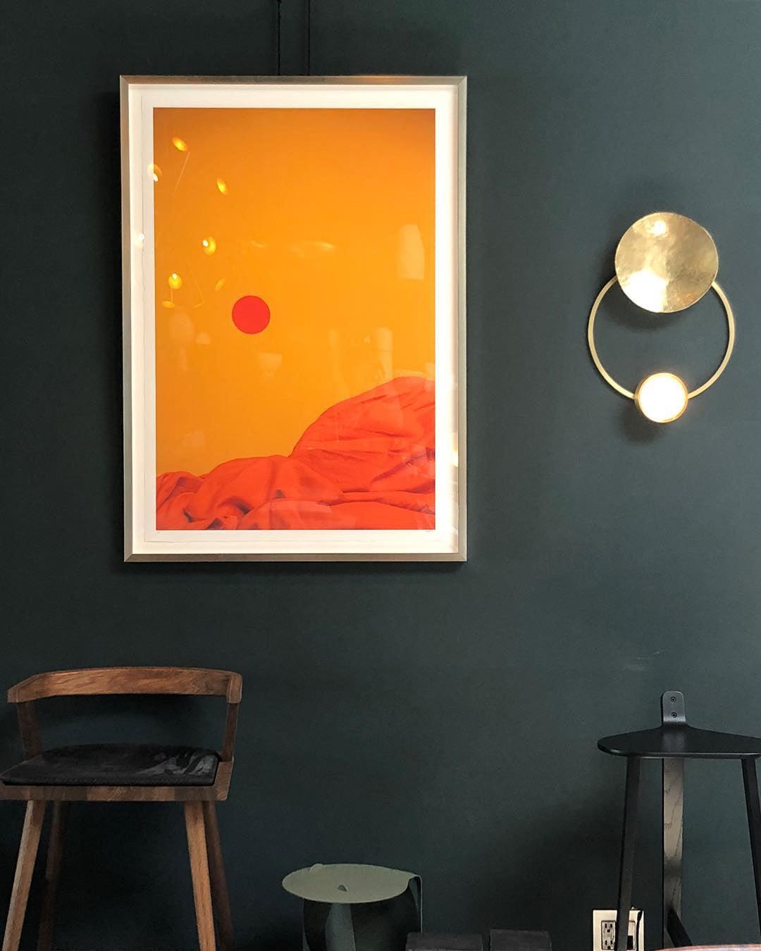 OrbitenApplique Murale en Laiton et Verre Moderne - Neutralighting