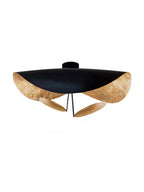 Solara Plafonnier Abat-jour Courbé et Intérieur Doré - Neutralighting