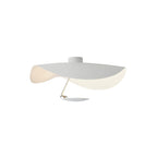 Solara Plafonnier Abat-jour Courbé et Intérieur Doré - Neutralighting
