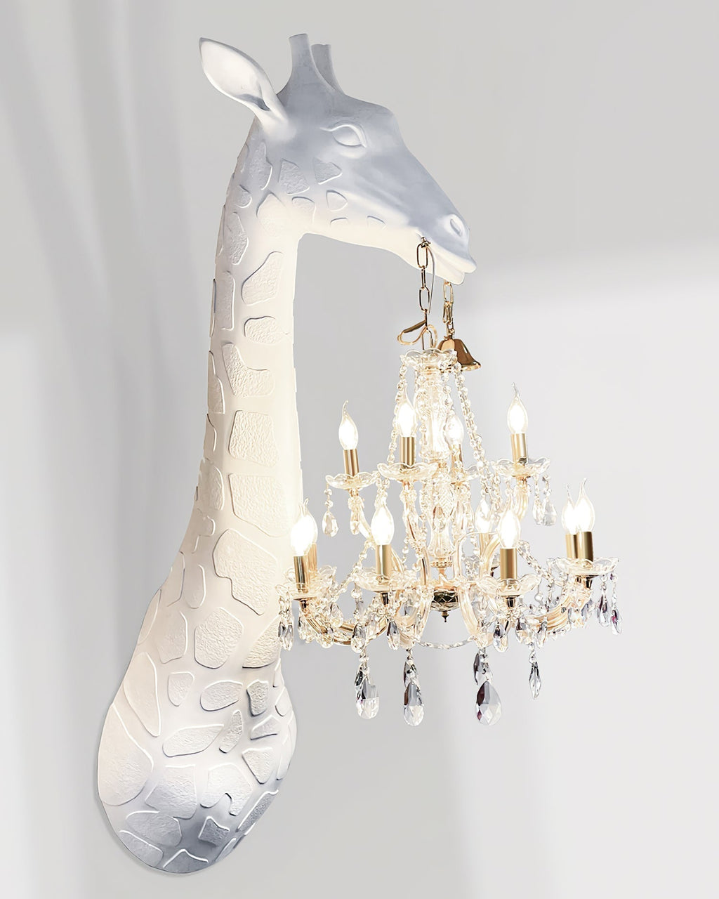 Giraffe Applique Murale Sculpture Artistique Lustre - Neutralighting
