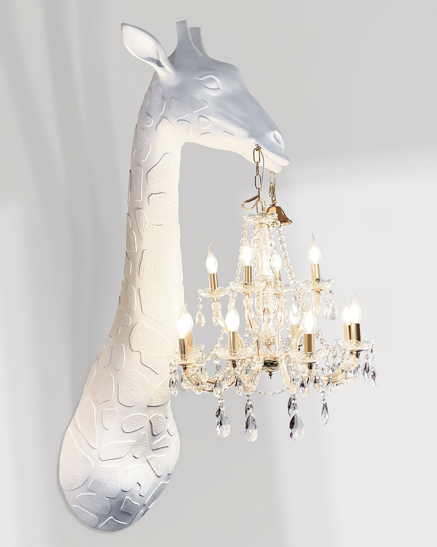 Giraffe Applique Murale Sculpture Artistique Lustre - Neutralighting