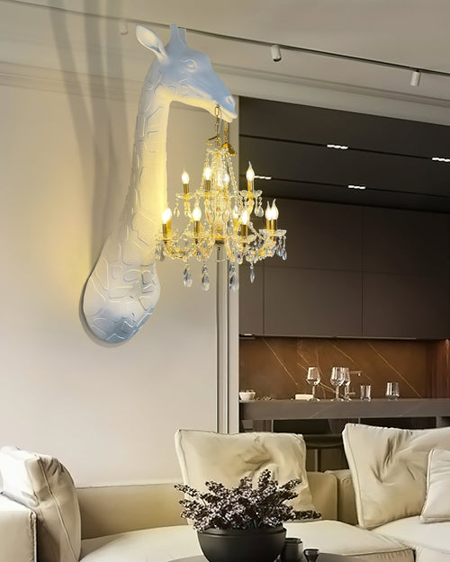 Giraffe Applique Murale Sculpture Artistique Lustre - Neutralighting