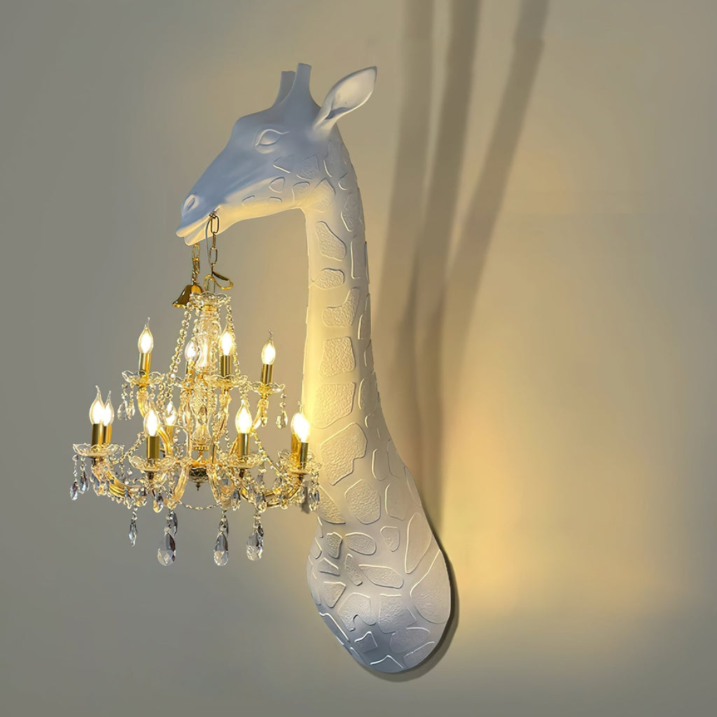 Giraffe Applique Murale Sculpture Artistique Lustre - Neutralighting