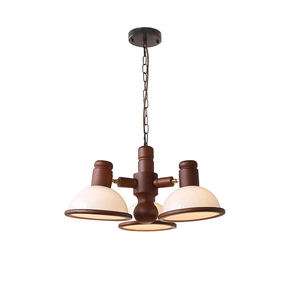 Girona Chandelier à Bras Triples Ajustables en Verre - Neutralighting