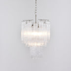 Aurora Chandelier en Verre Clair Moderne - Neutralighting