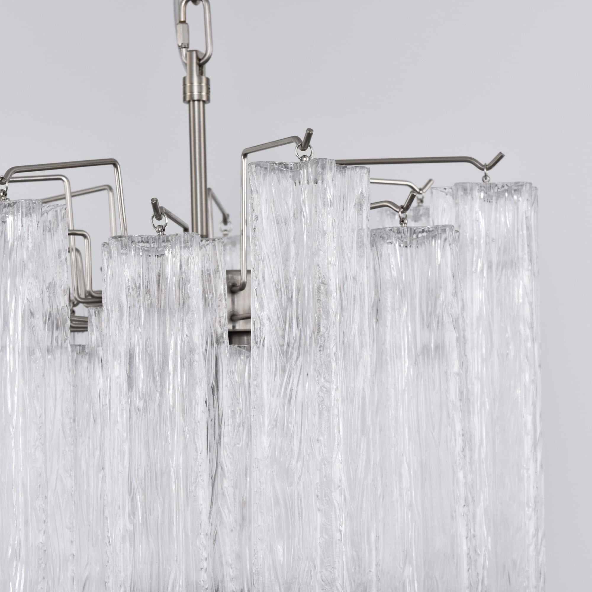 Aurora Chandelier en Verre Clair Moderne - Neutralighting