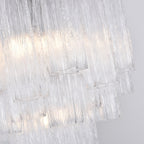Aurora Chandelier en Verre Clair Moderne - Neutralighting