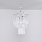 Aurora Chandelier en Verre Clair Moderne - Neutralighting