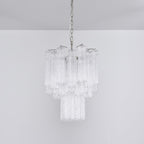 Aurora Chandelier en Verre Clair Moderne - Neutralighting