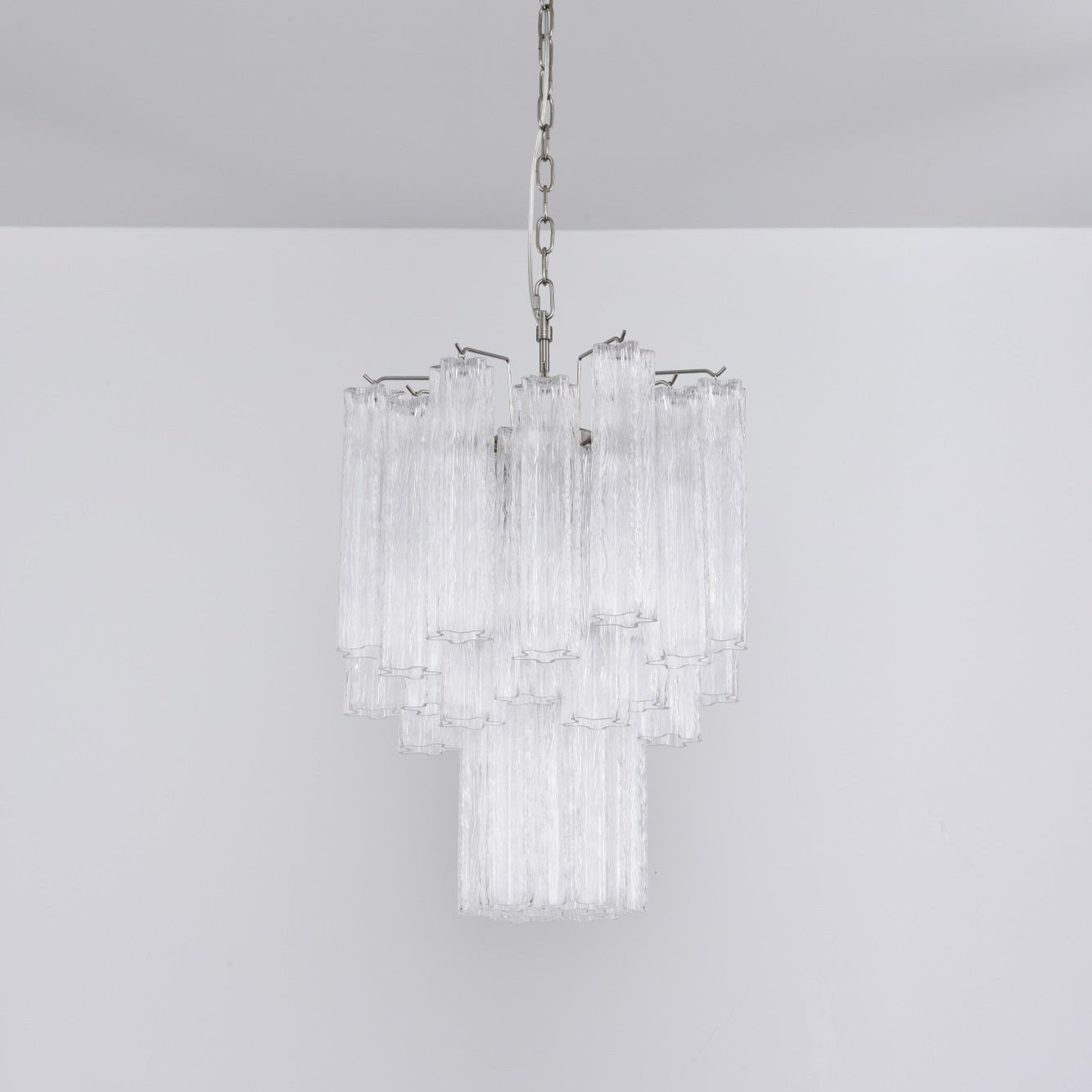 Aurora Chandelier en Verre Clair Moderne - Neutralighting