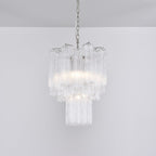 Aurora Chandelier en Verre Clair Moderne - Neutralighting