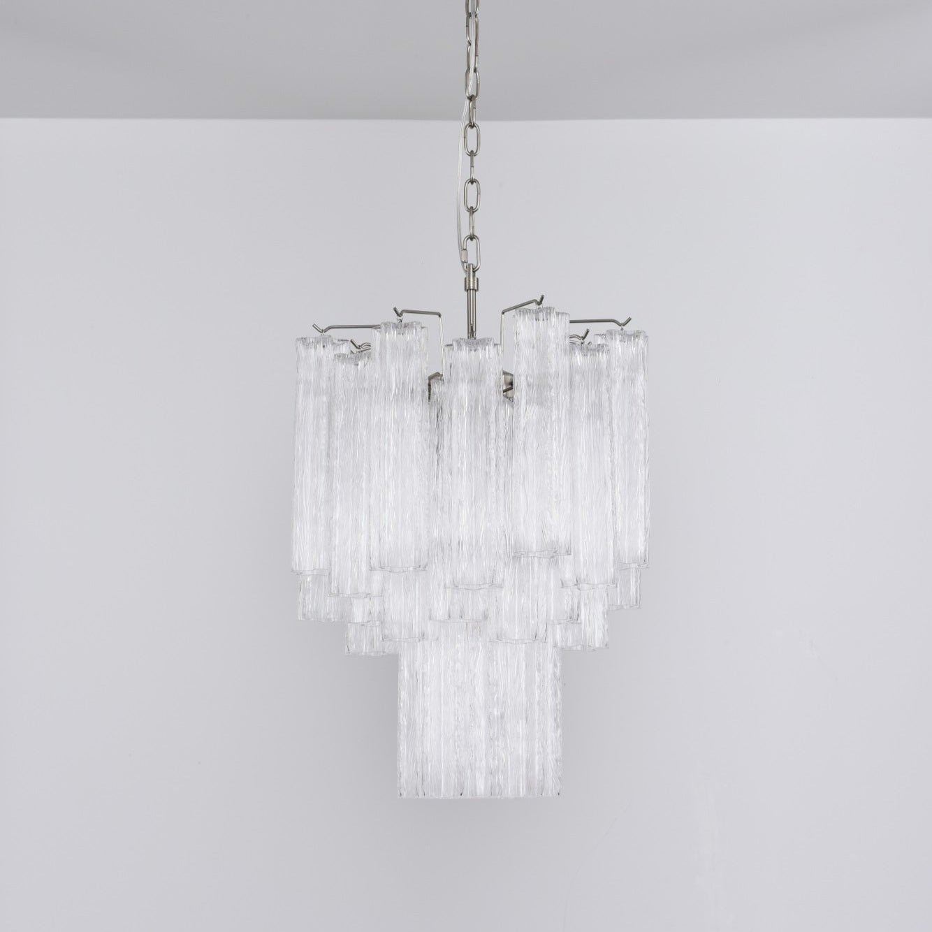 Aurora Chandelier en Verre Clair Moderne - Neutralighting