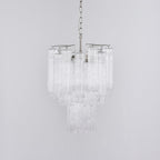Aurora Chandelier en Verre Clair Moderne - Neutralighting