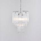 Aurora Chandelier en Verre Clair Moderne - Neutralighting