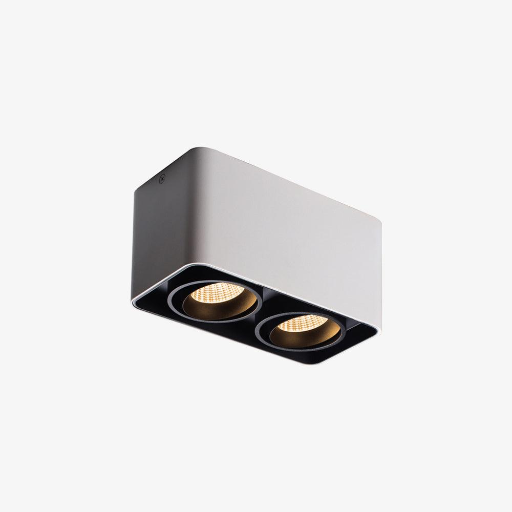 Solara Projecteur Encastré Jumeau LED Angulaire Minimaliste - Neutralighting