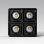 Solara Projecteur Encastré Jumeau LED Angulaire Minimaliste - Neutralighting