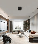 Solara Projecteur Encastré Jumeau LED Angulaire Minimaliste - Neutralighting