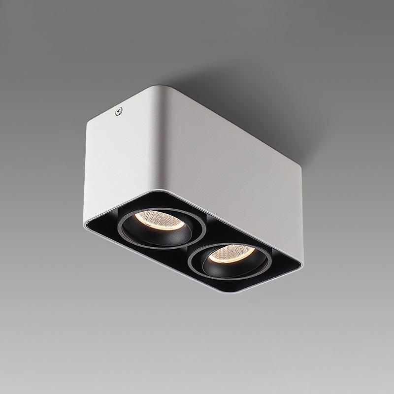 Solara Projecteur Encastré Jumeau LED Angulaire Minimaliste - Neutralighting