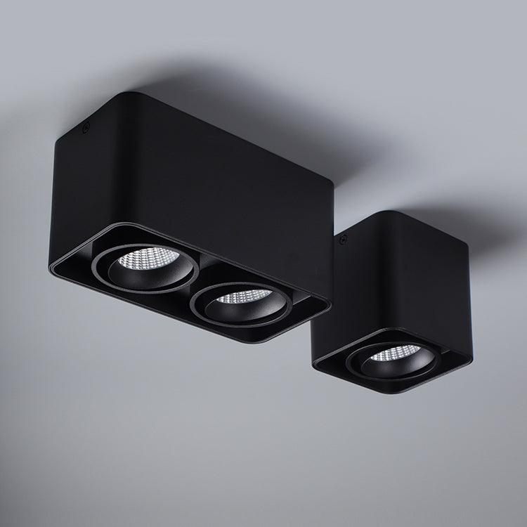Solara Projecteur Encastré Jumeau LED Angulaire Minimaliste - Neutralighting