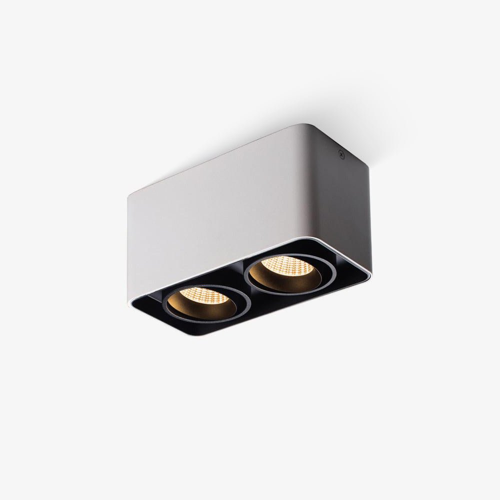 Solara Projecteur Encastré Jumeau LED Angulaire Minimaliste - Neutralighting