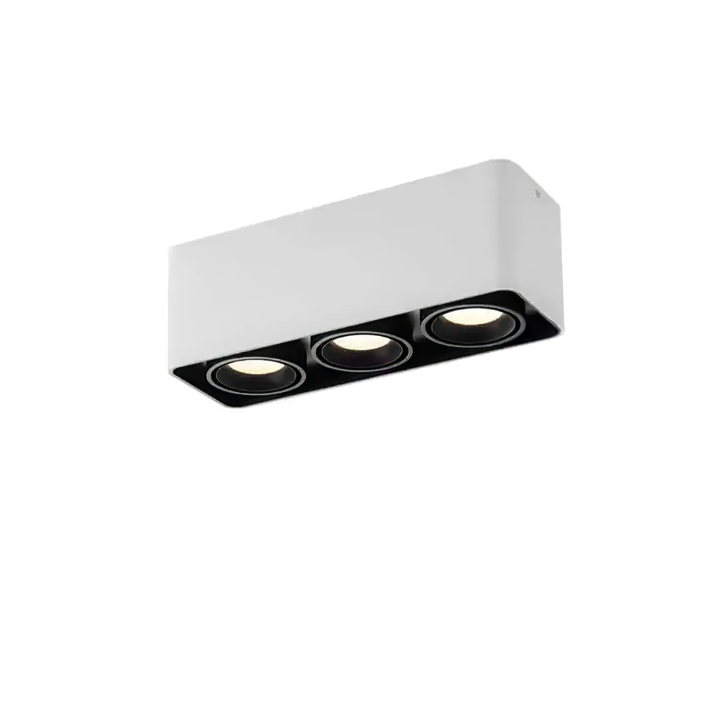 Solara Projecteur Encastré Jumeau LED Angulaire Minimaliste - Neutralighting