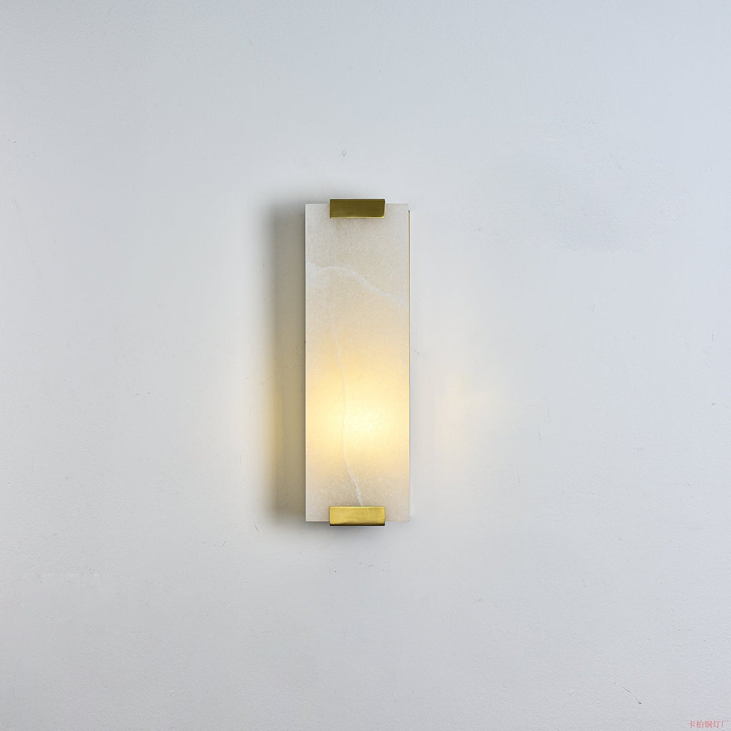 Arrina Applique Murale Rectangulaire en Albâtre - Neutralighting