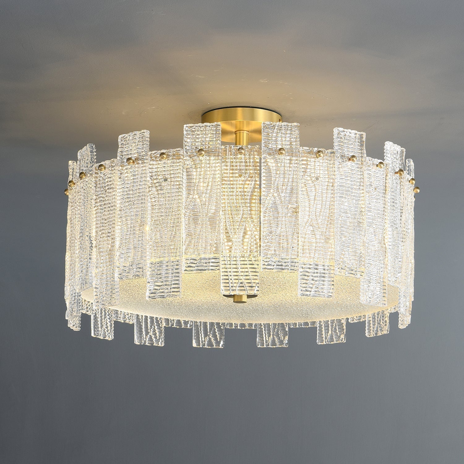 Symiror Plafonnier de Luxe en Laiton - Neutralighting