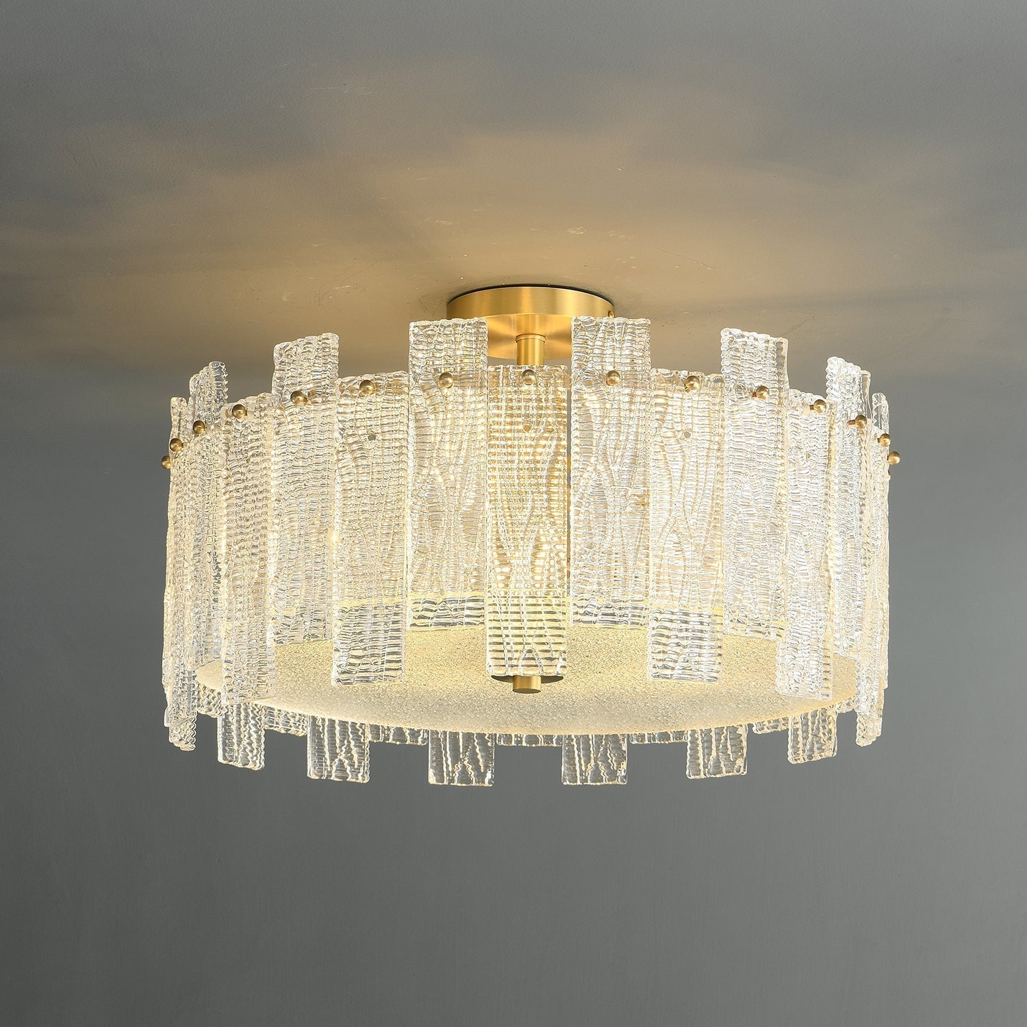 Symiror Plafonnier de Luxe en Laiton - Neutralighting