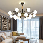 Lustra Suspension en Verre Goutte de Pluie - Neutralighting
