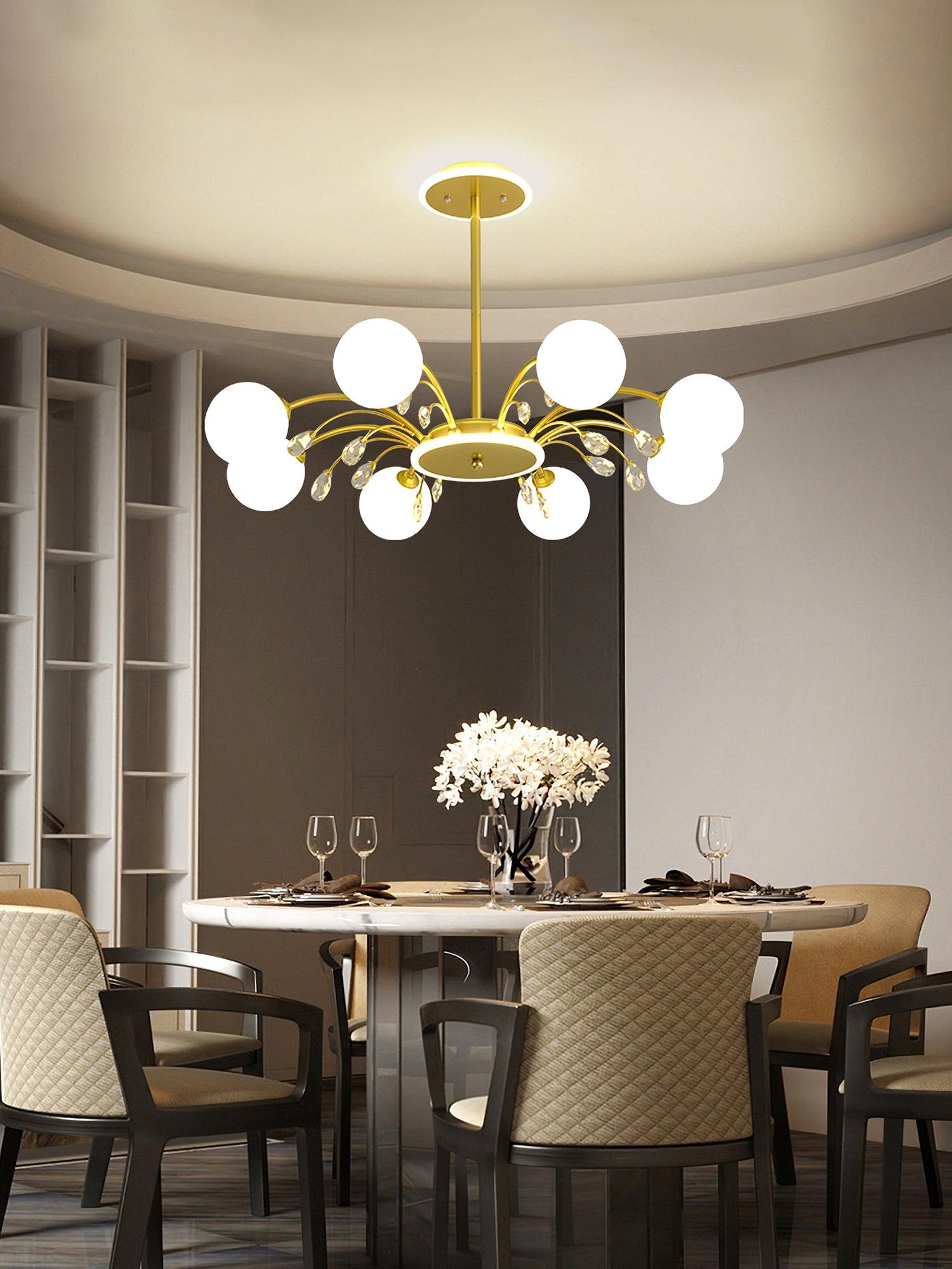 Lustra Suspension en Verre Goutte de Pluie - Neutralighting
