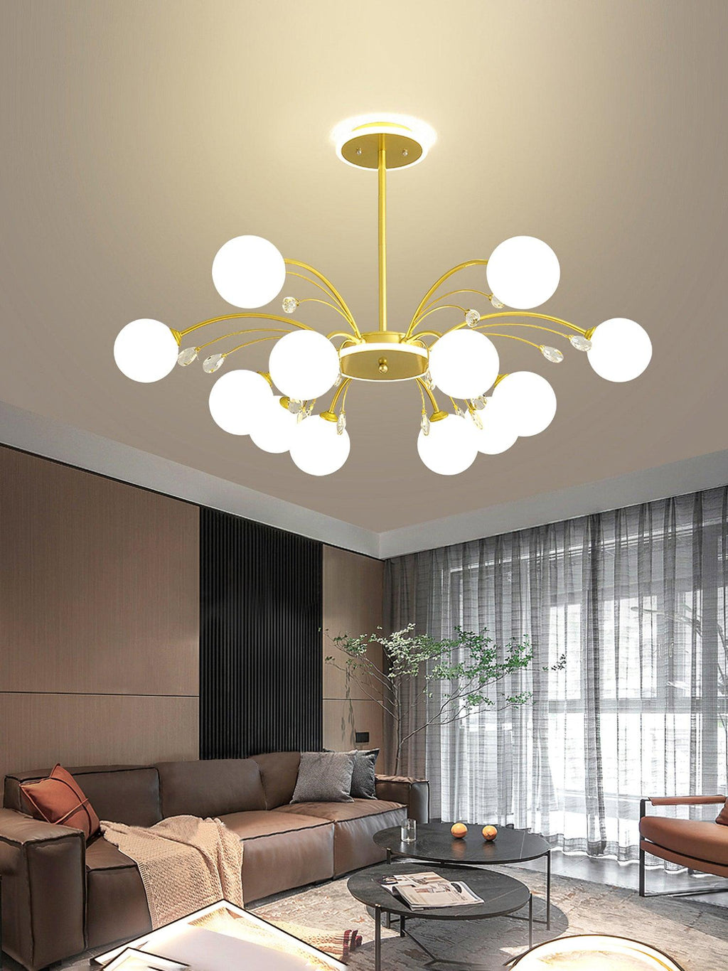 Lustra Suspension en Verre Goutte de Pluie - Neutralighting