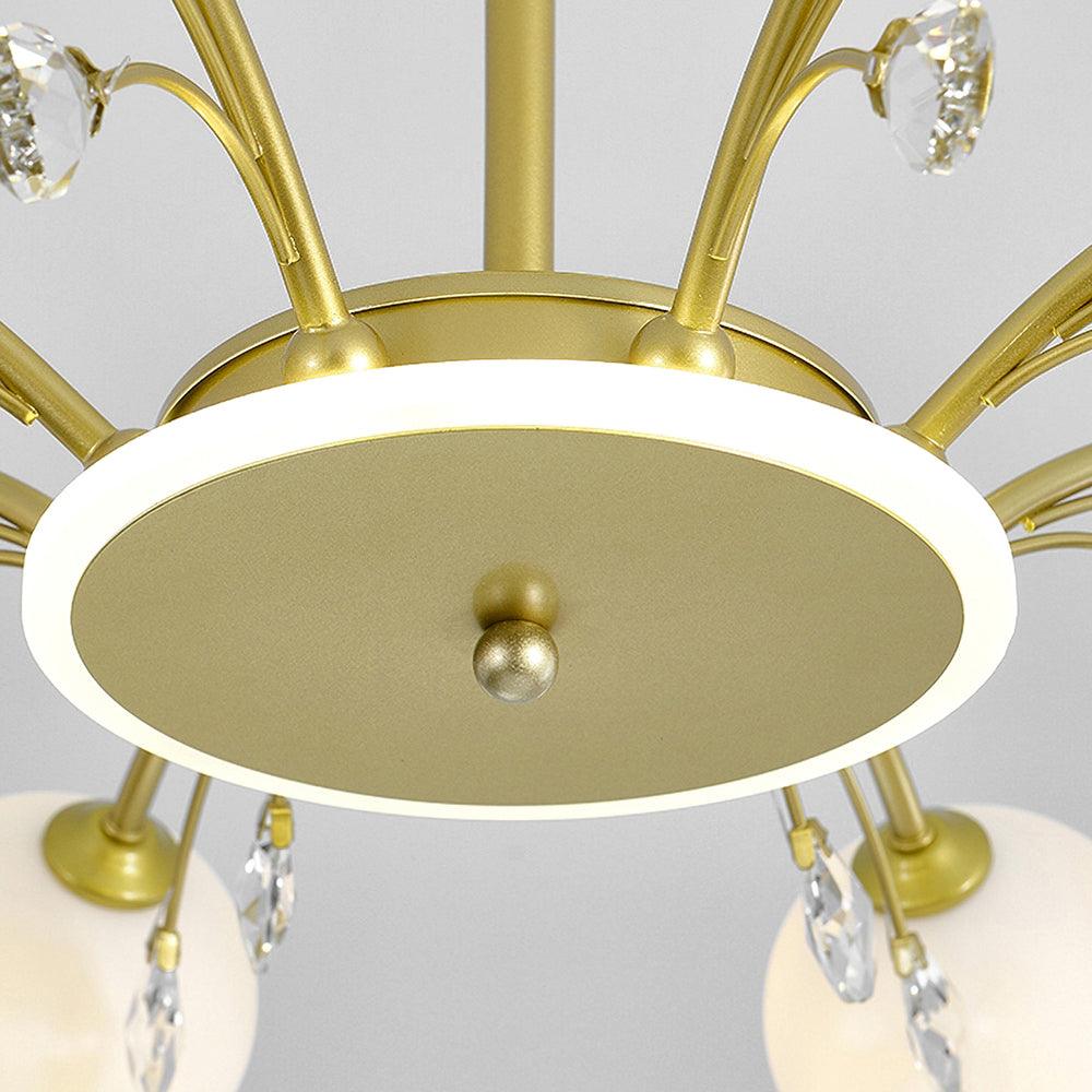 Lustra Suspension en Verre Goutte de Pluie - Neutralighting