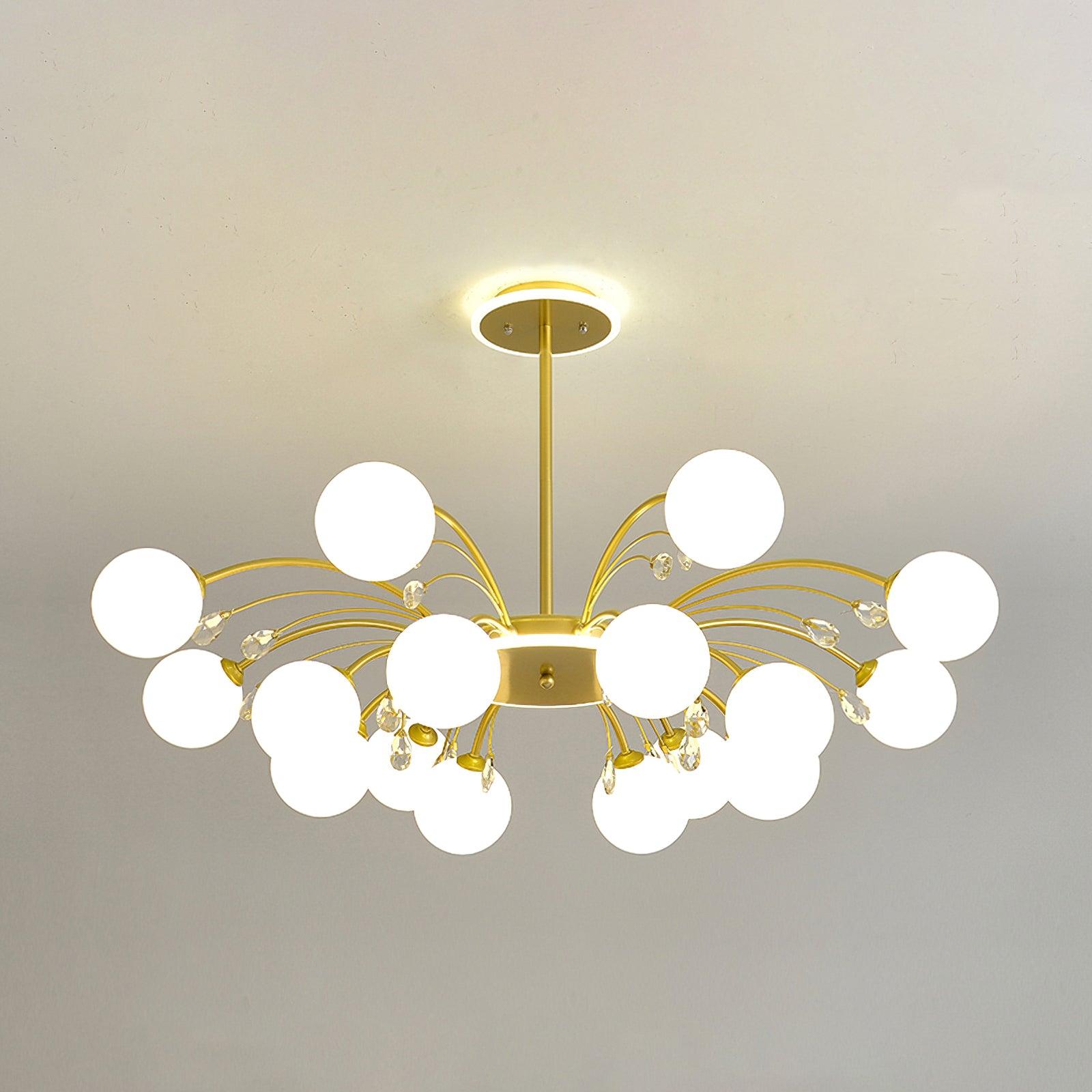 Lustra Suspension en Verre Goutte de Pluie - Neutralighting