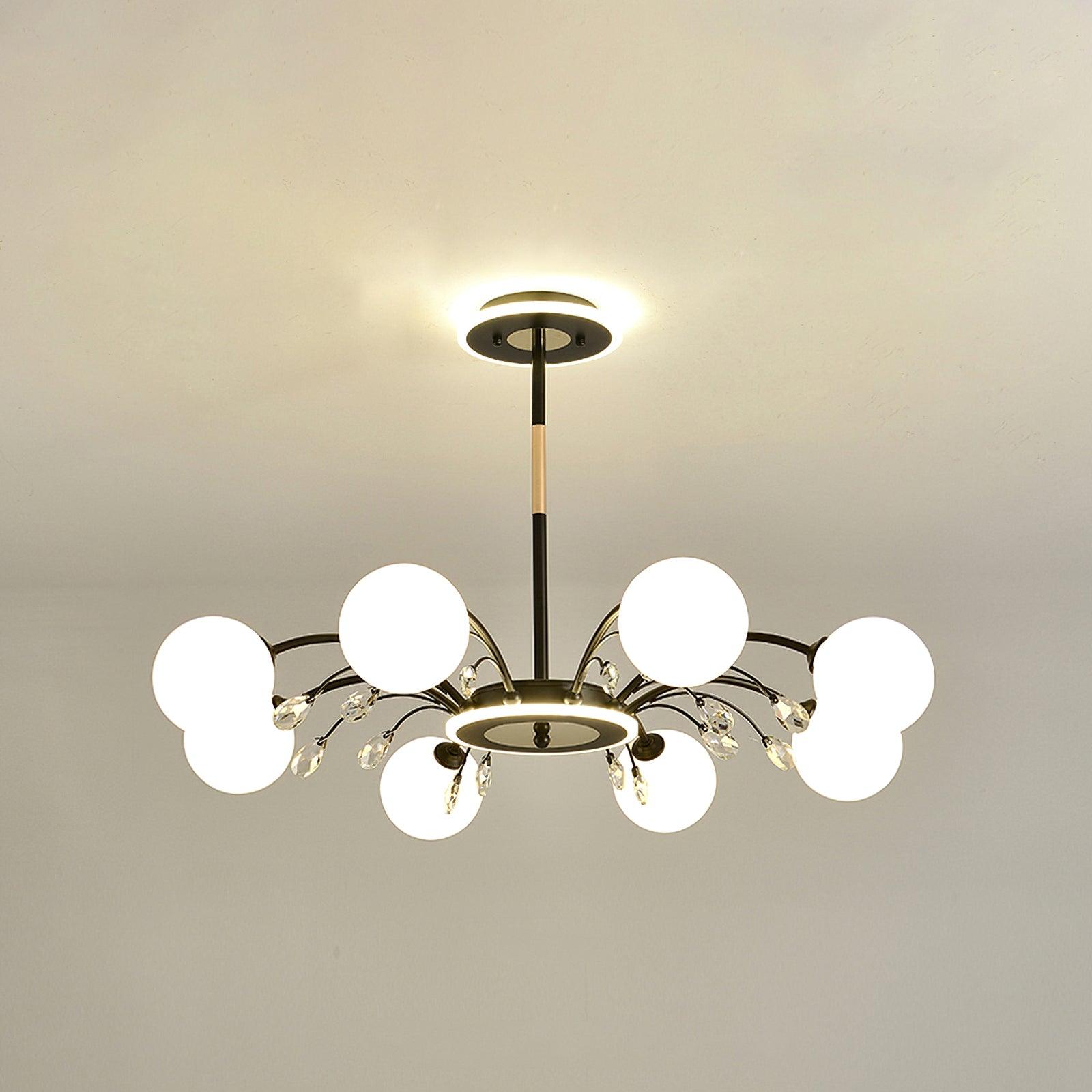 Lustra Suspension en Verre Goutte de Pluie - Neutralighting