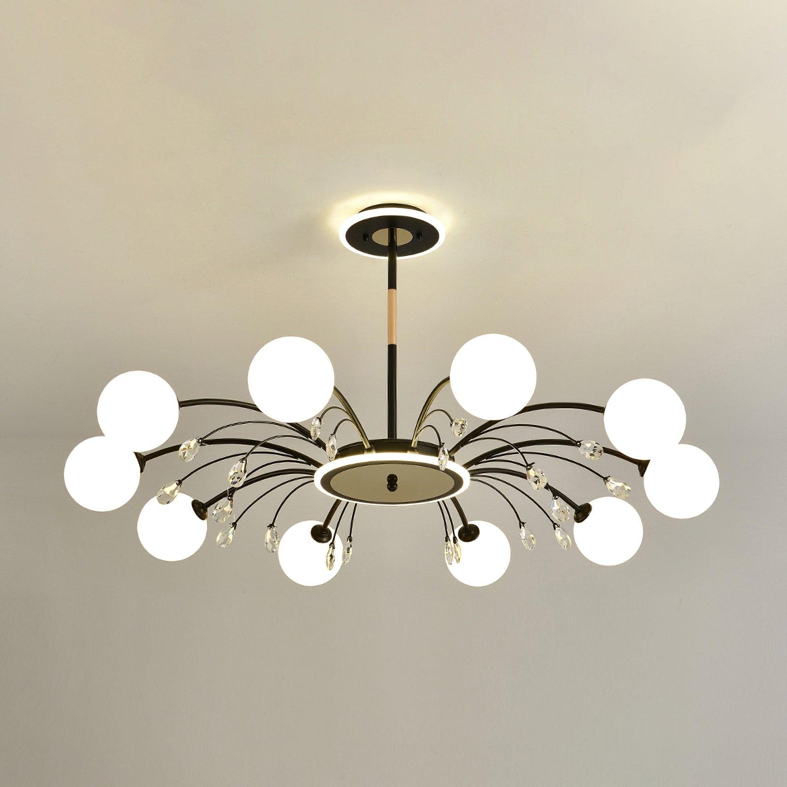 Lustra Suspension en Verre Goutte de Pluie - Neutralighting