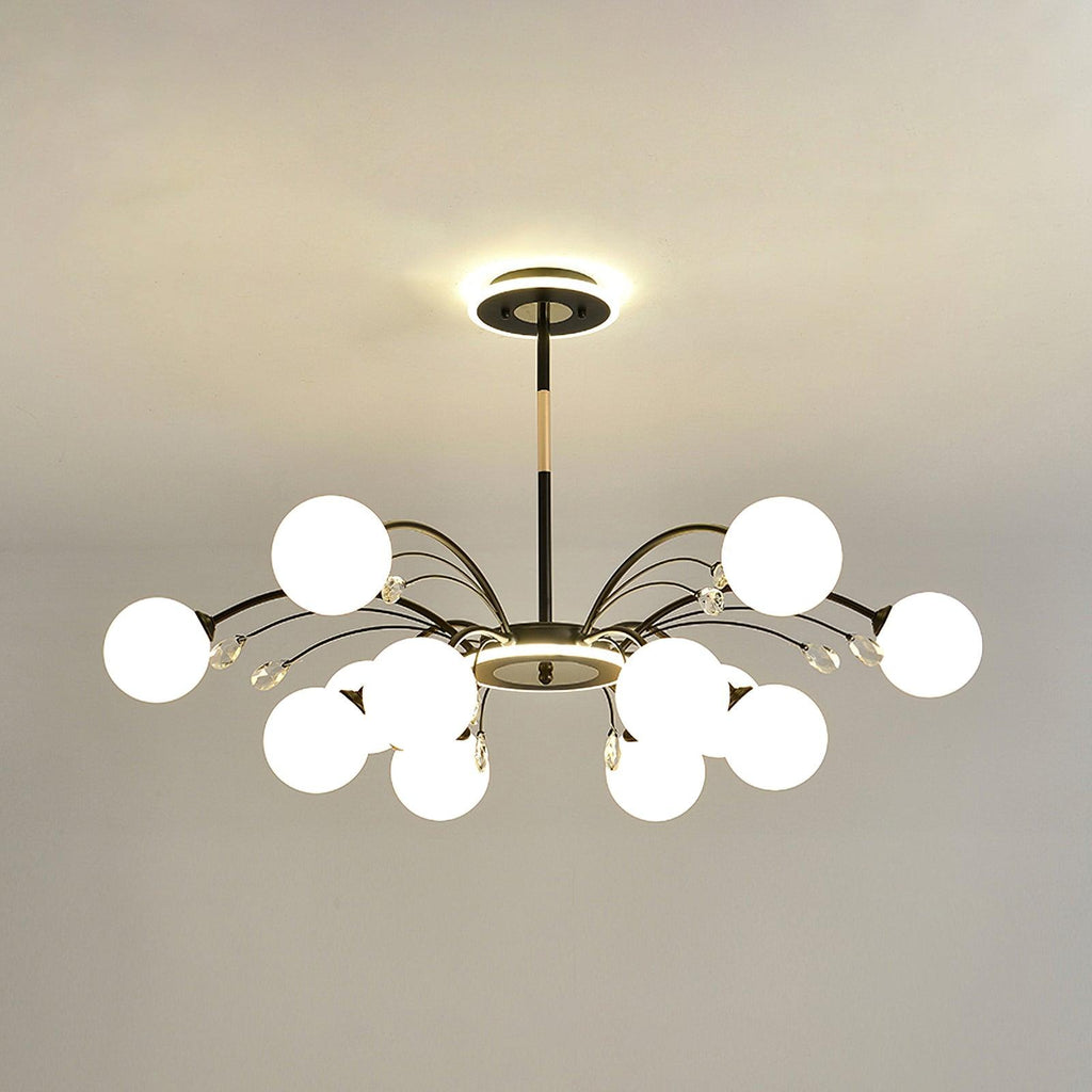 Lustra Suspension en Verre Goutte de Pluie - Neutralighting