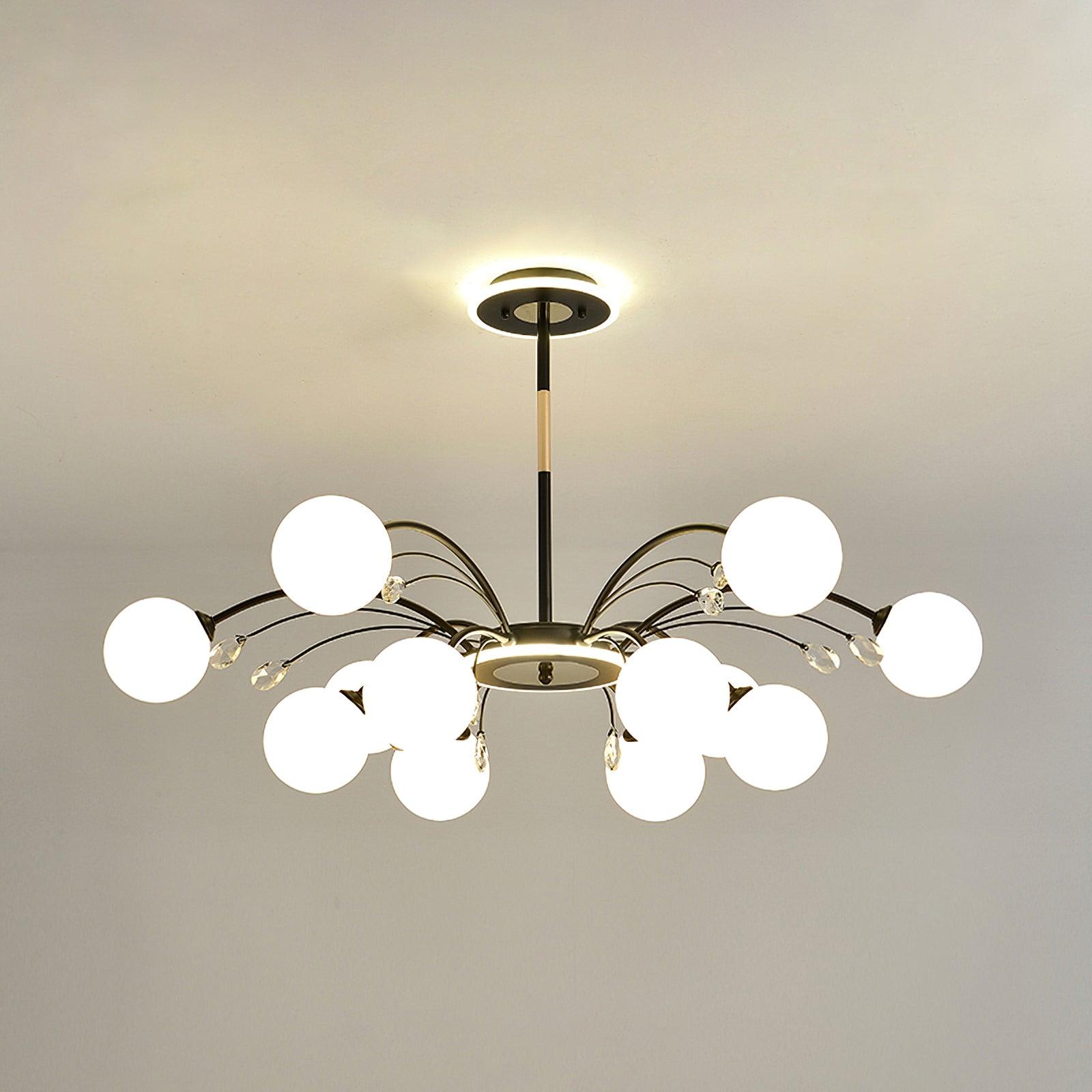 Lustra Suspension en Verre Goutte de Pluie - Neutralighting