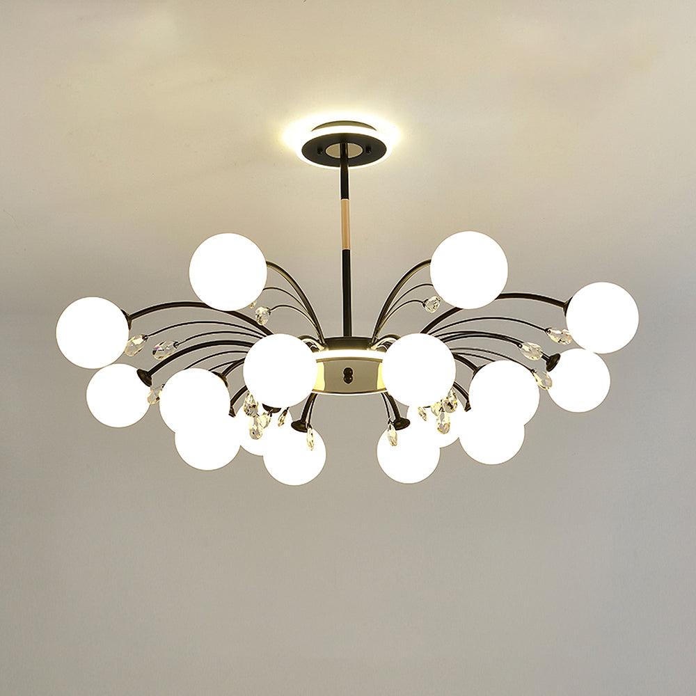 Lustra Suspension en Verre Goutte de Pluie - Neutralighting