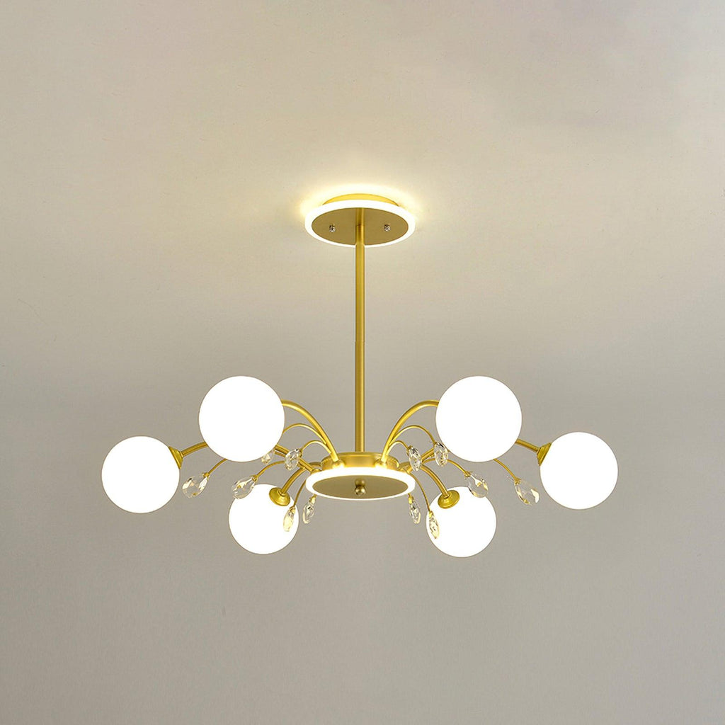 Lustra Suspension en Verre Goutte de Pluie - Neutralighting